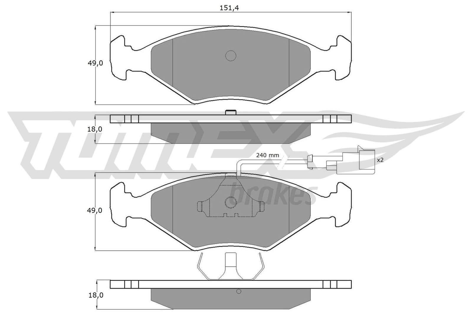 TOMEX Brakes TX 10-791