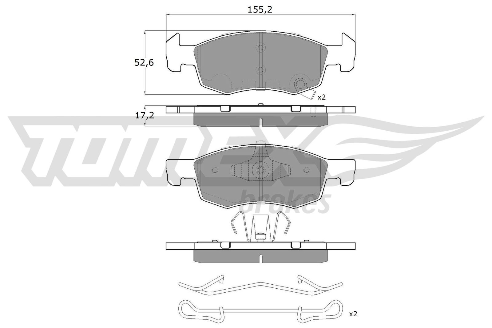 TOMEX Brakes TX 17-92