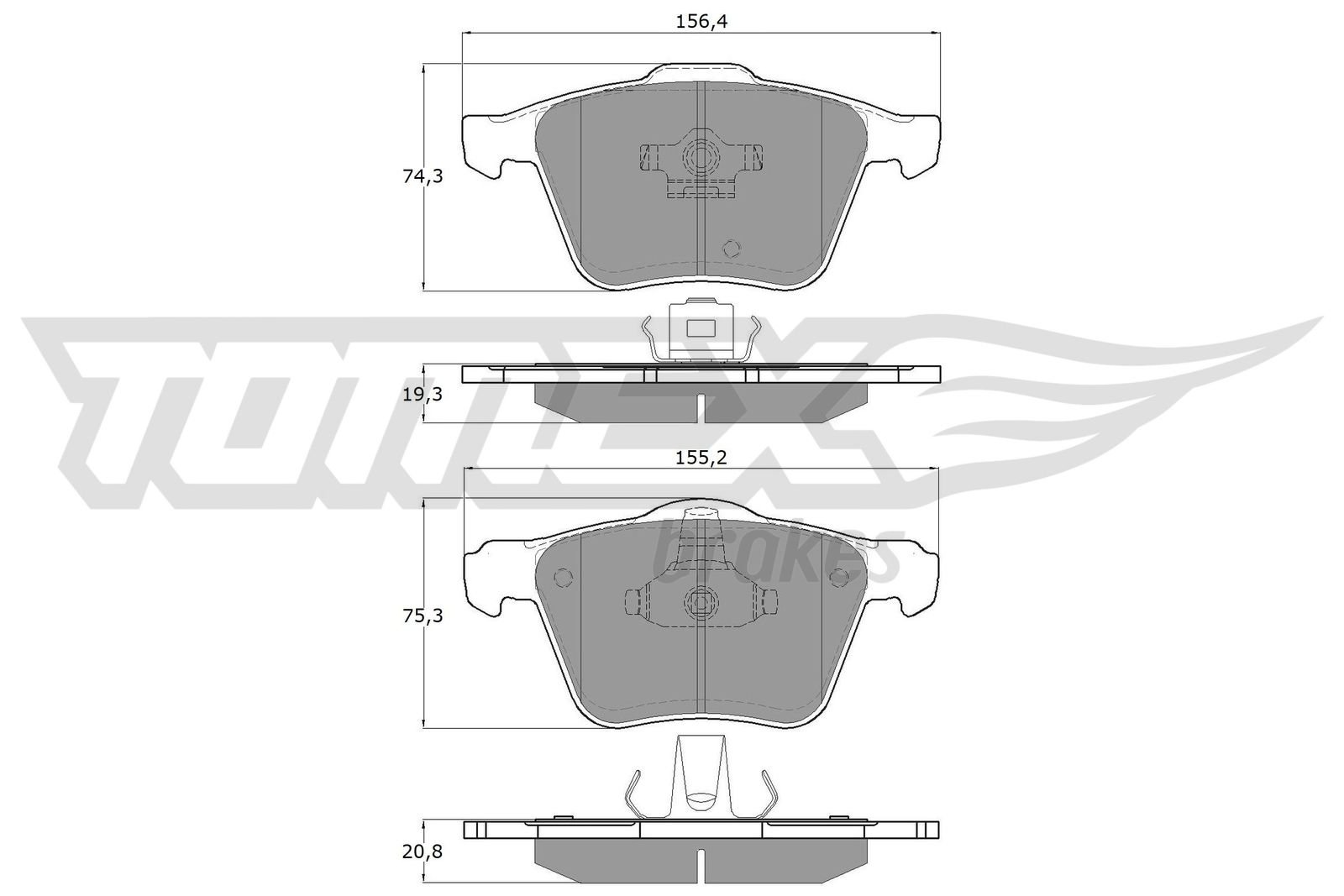 TOMEX Brakes TX 14-06