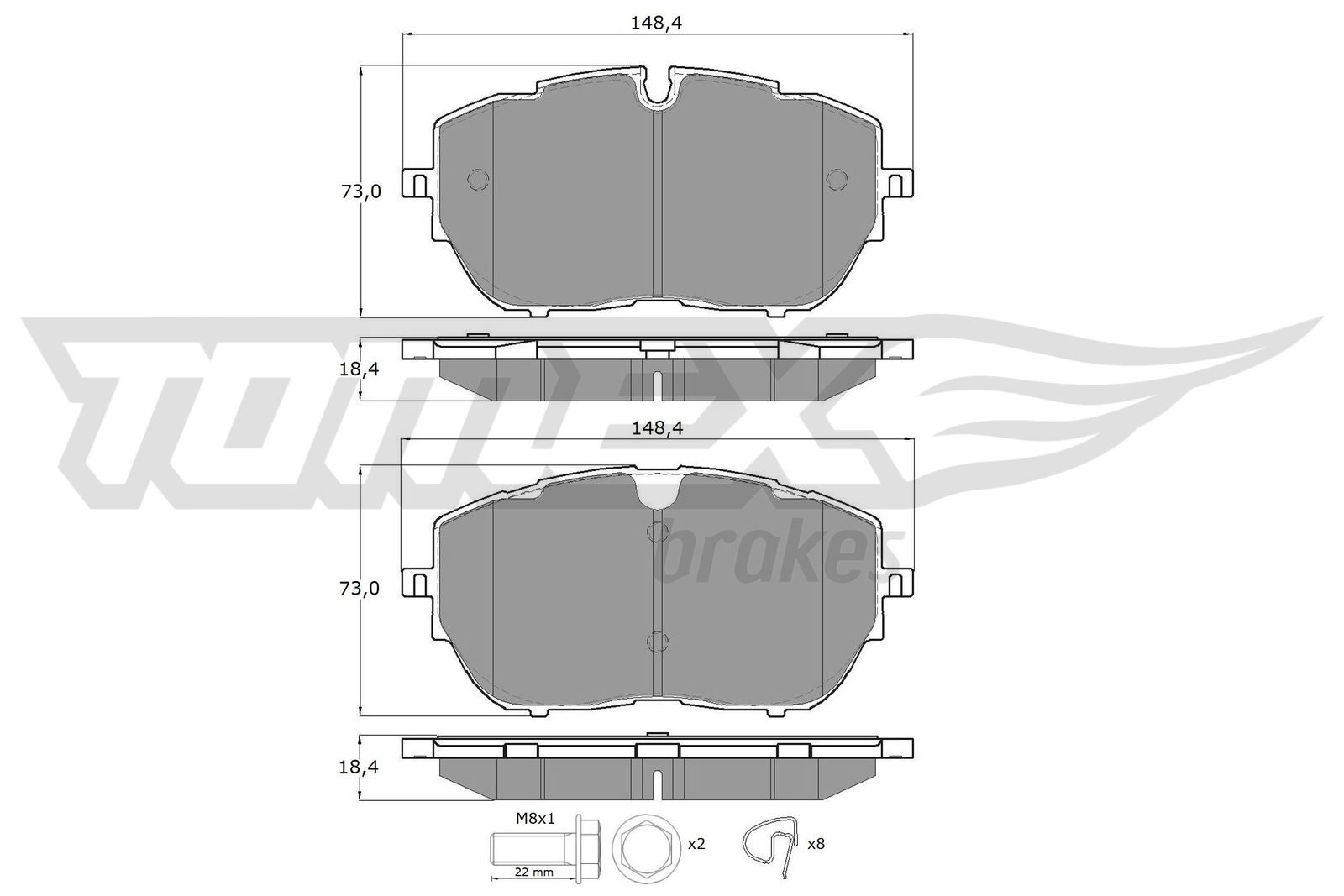 TOMEX Brakes TX 18-65