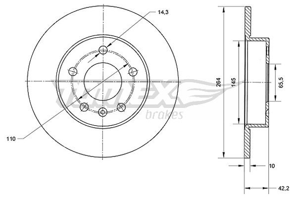 TOMEX Brakes TX 70-06