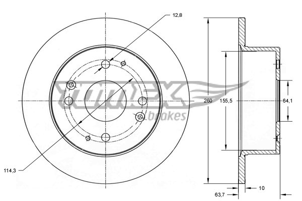 TOMEX Brakes TX 71-85