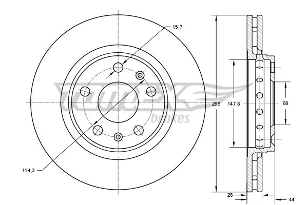 TOMEX Brakes TX 73-45