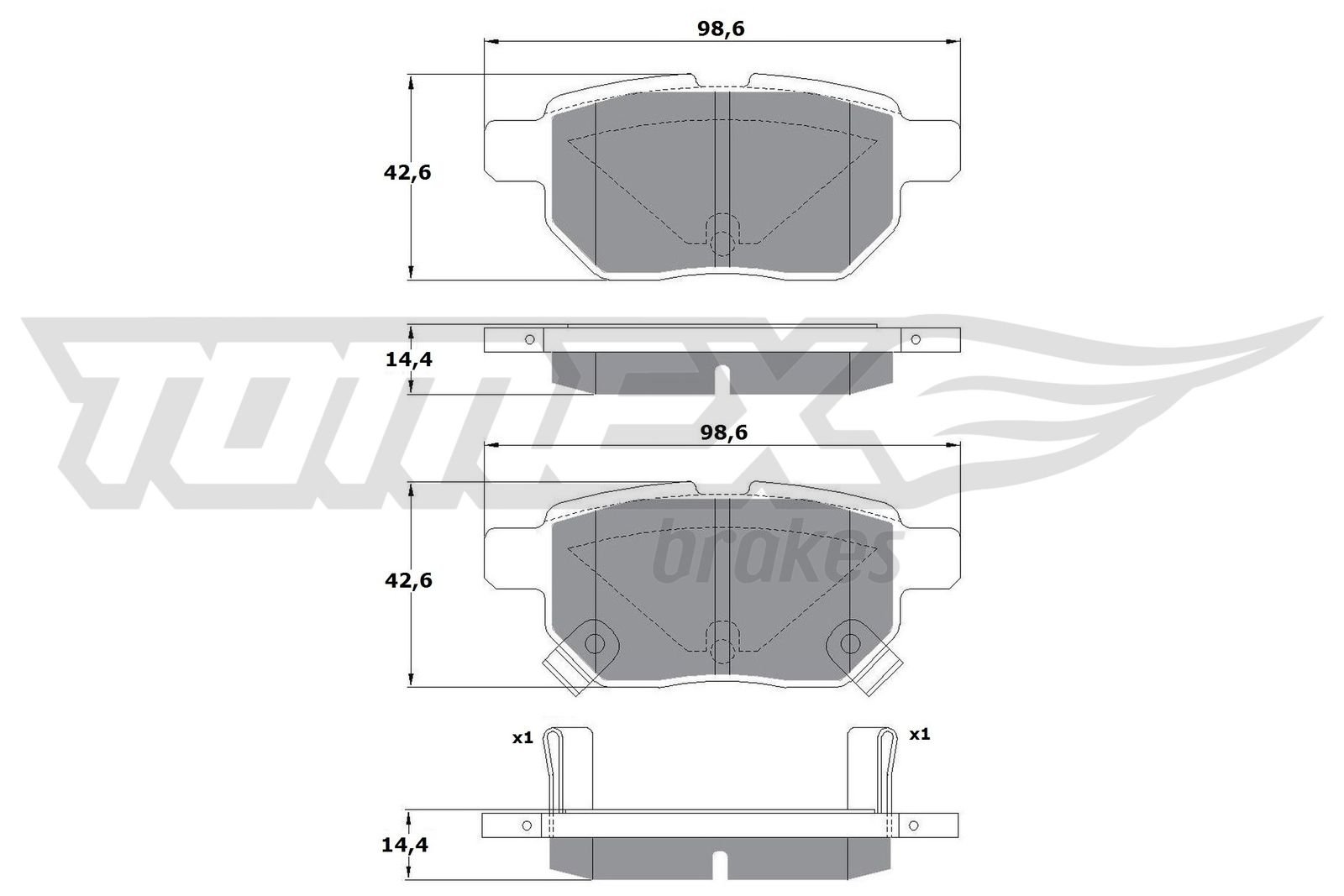 TOMEX Brakes TX 15-01