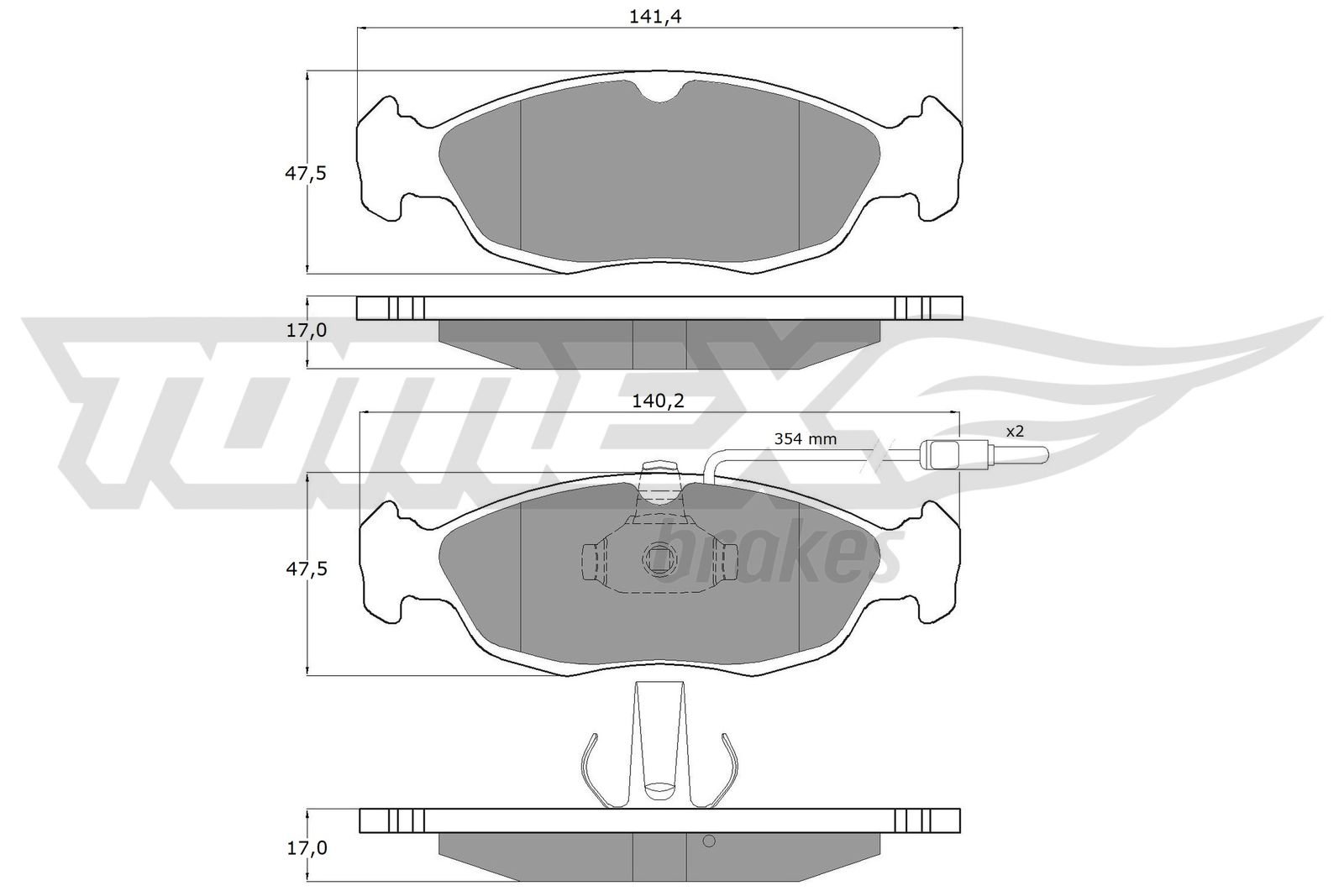 TOMEX Brakes TX 11-711