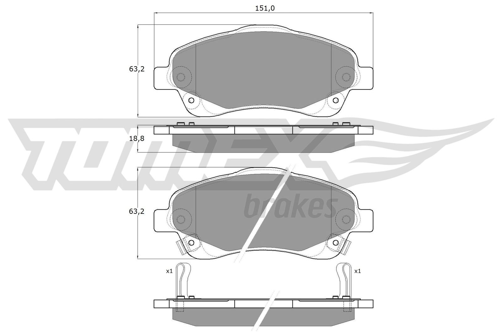 TOMEX Brakes TX 13-61