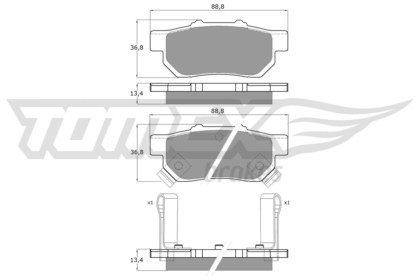 TOMEX Brakes TX 10-99