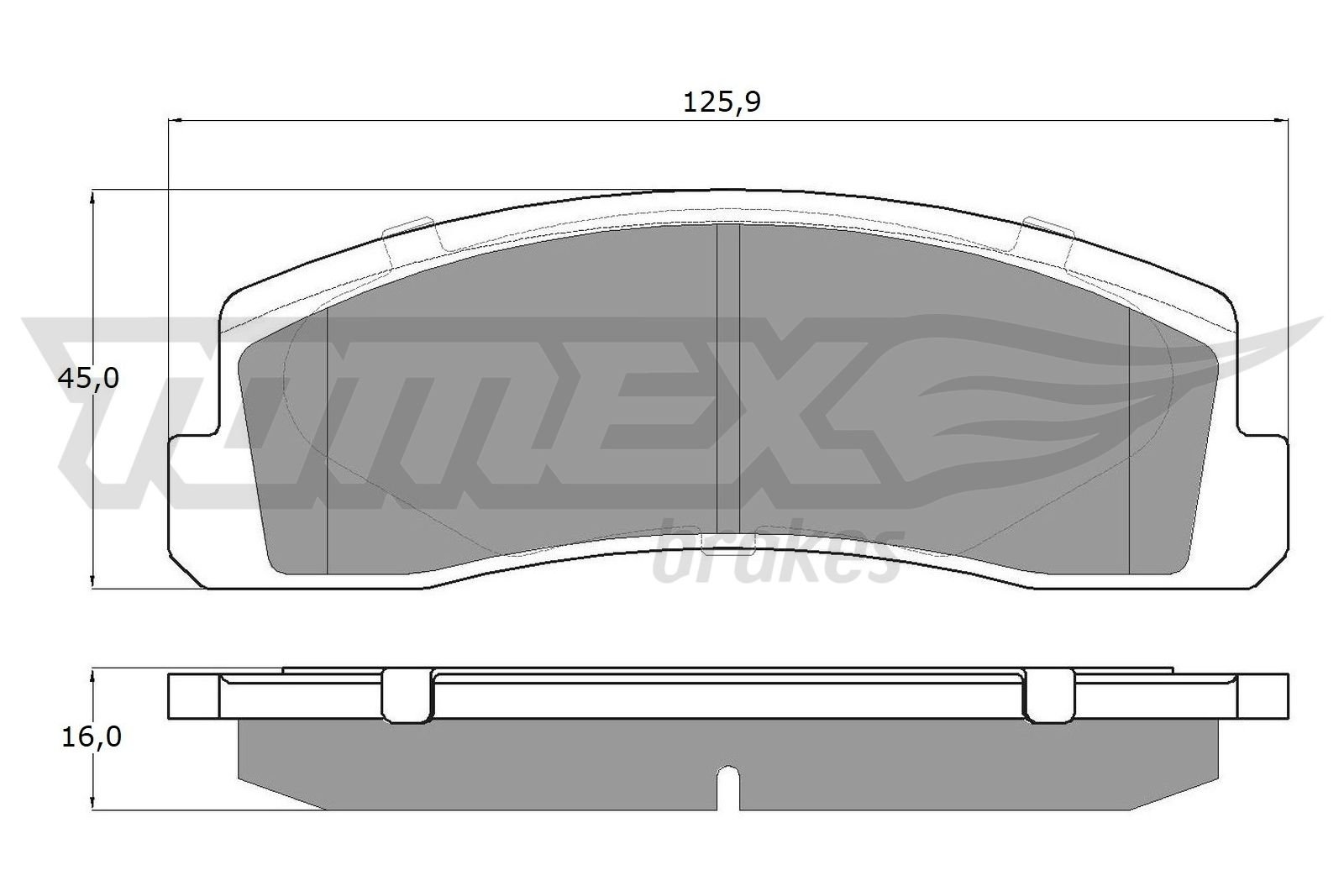 TOMEX Brakes TX 12-16