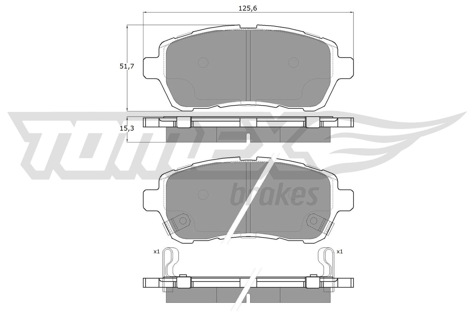 TOMEX Brakes TX 16-47