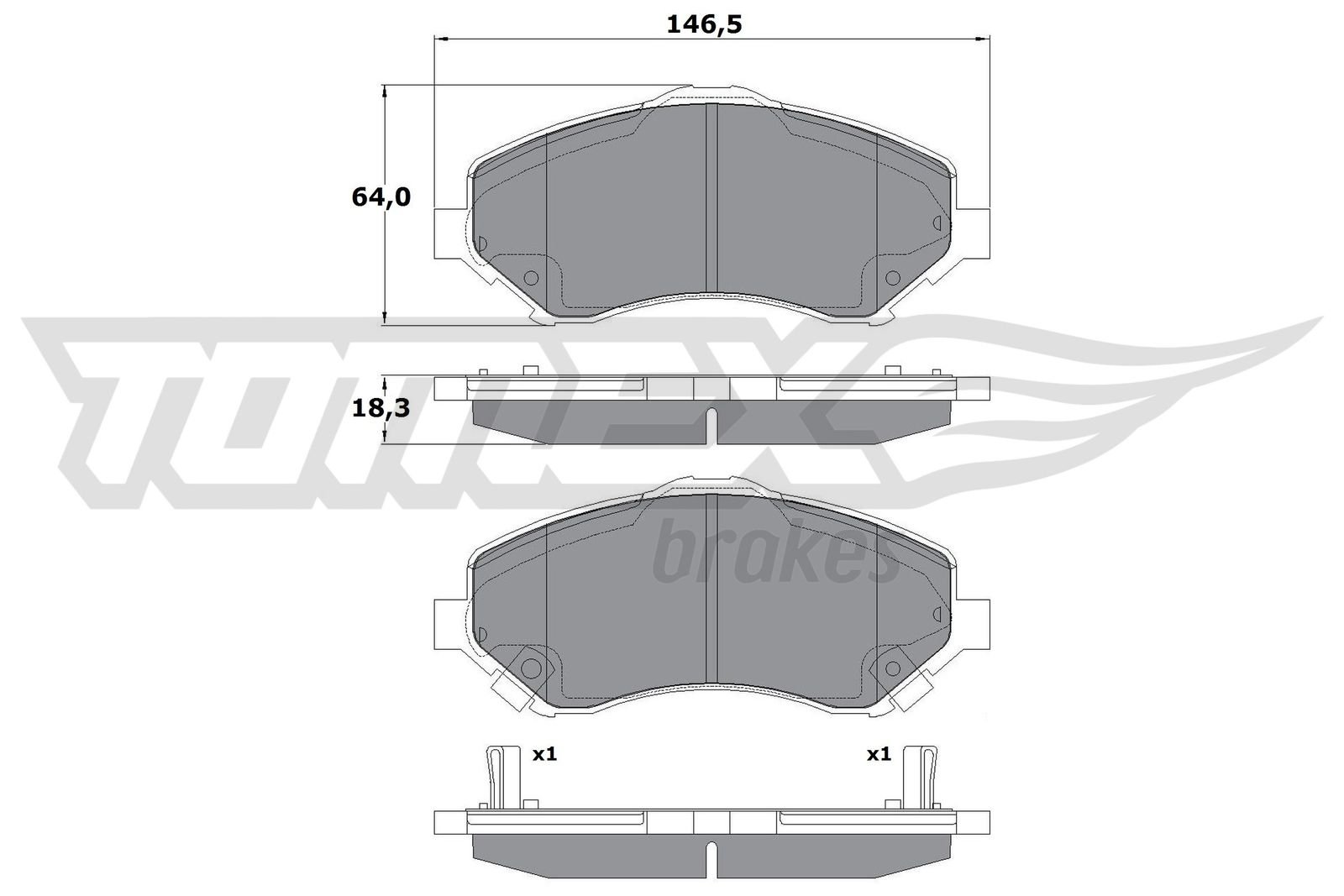 TOMEX Brakes TX 17-67