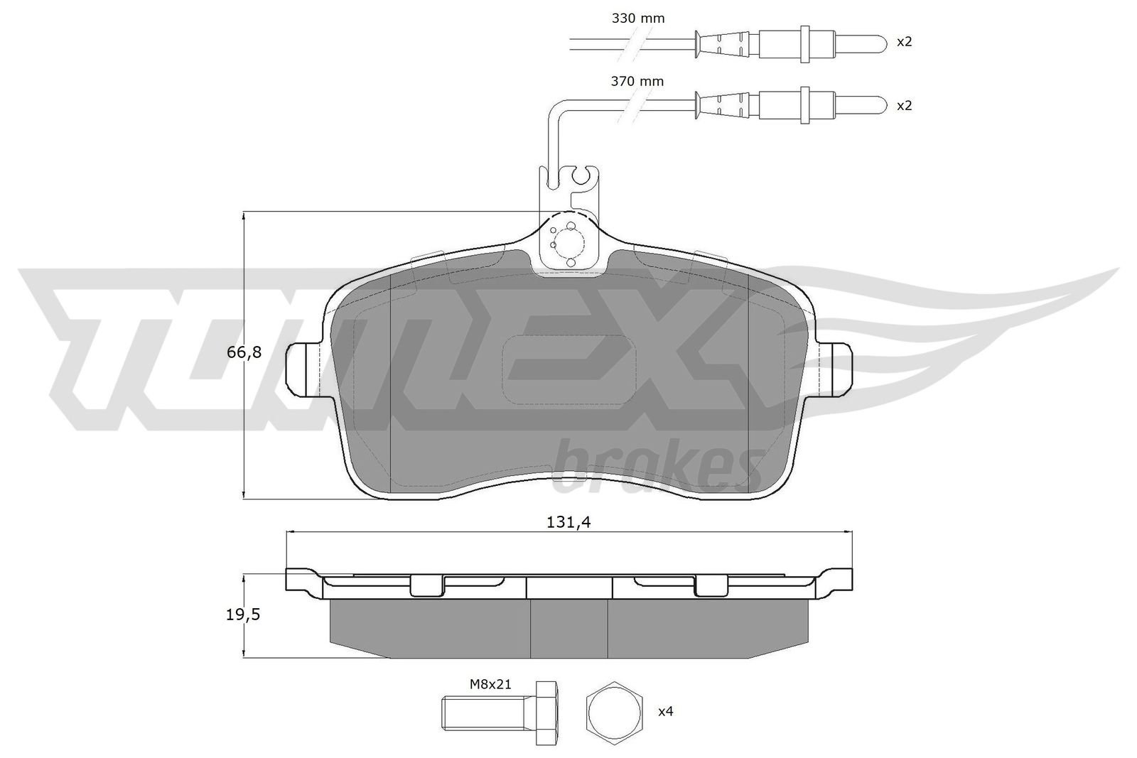 TOMEX Brakes TX 14-67