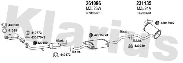 KLARIUS 600989E KLARIUS 600989E