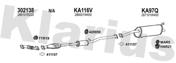 KLARIUS 500211E KLARIUS 500211E