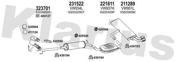 KLARIUS 931764E