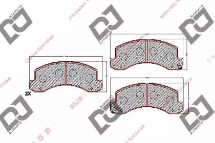 DJ PARTS BP1721 DJ PARTS BP1721