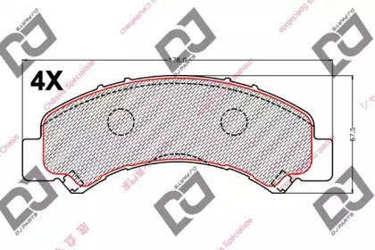 DJ PARTS BP2198 DJ PARTS BP2198