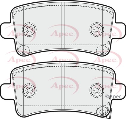 APEC braking PAD1697