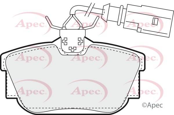 APEC braking PAD1158