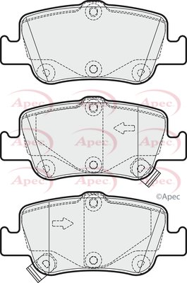 APEC braking PAD1674
