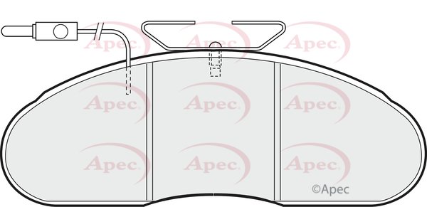 APEC braking PAD677