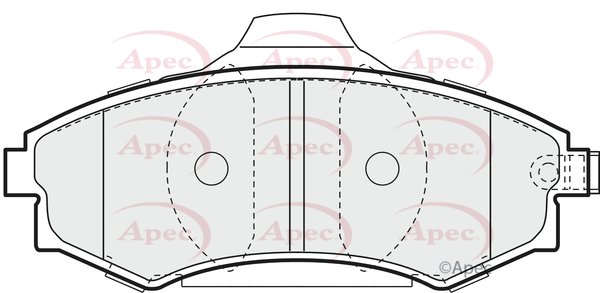 APEC braking PAD1203