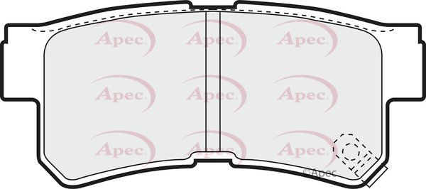 APEC braking PAD1245