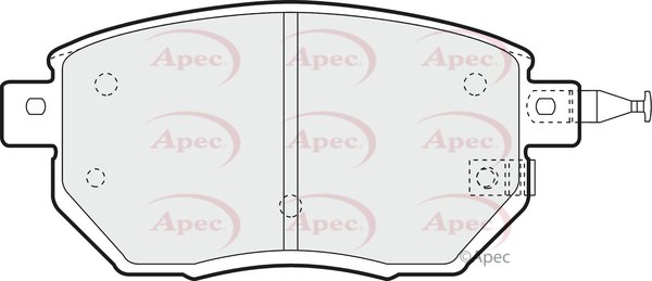 APEC braking PAD1364