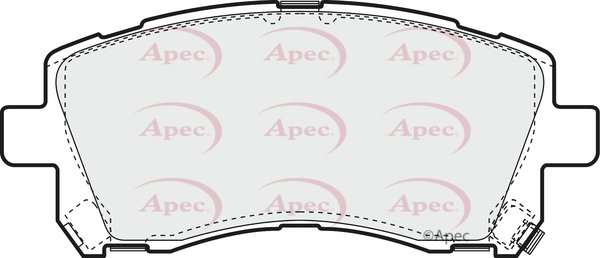 APEC braking PAD1070