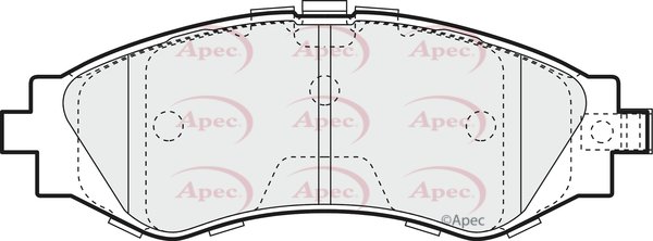 APEC braking PAD1122