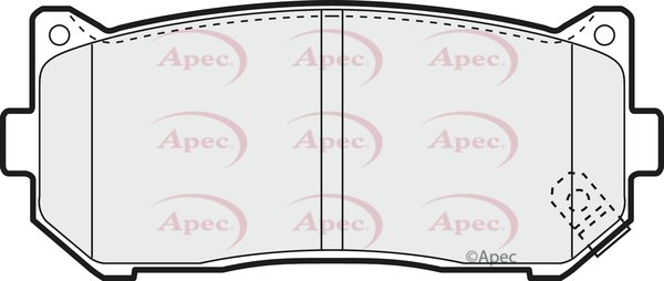 APEC braking PAD1101