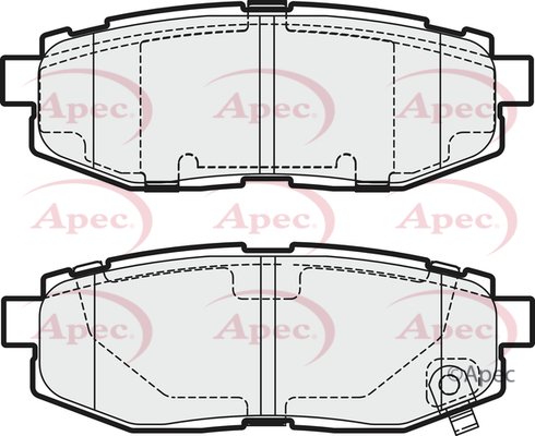 APEC braking PAD1954