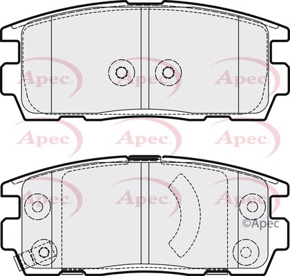 APEC braking PAD1573