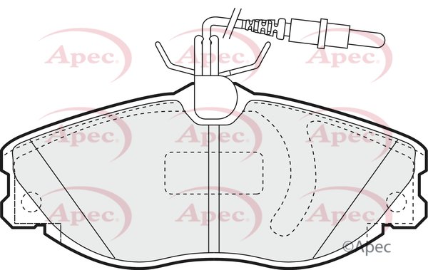 APEC braking PAD1168