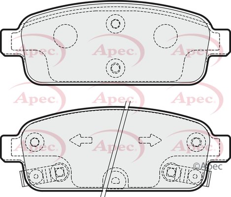 APEC braking PAD1864