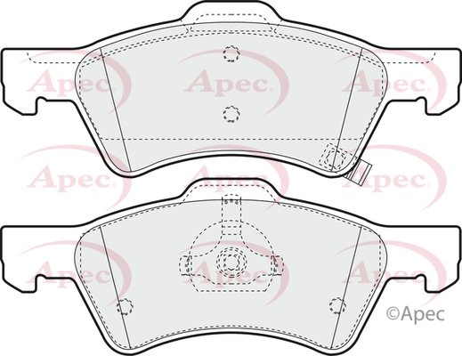 APEC braking PAD1222