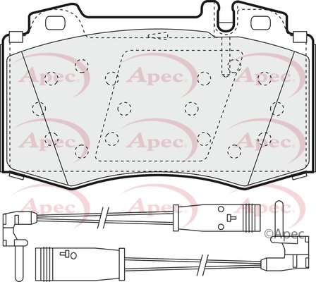 APEC braking PAD1535