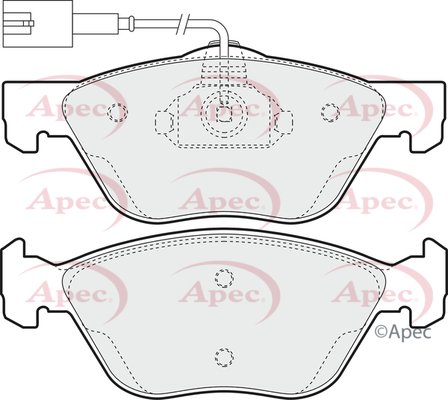 APEC braking PAD1396