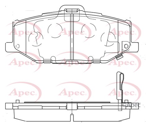 APEC braking PAD2374