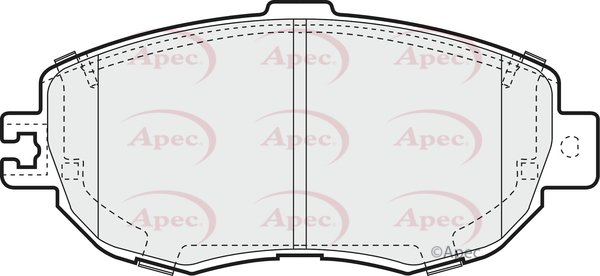 APEC braking PAD862