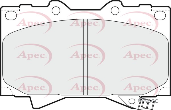 APEC braking PAD1076
