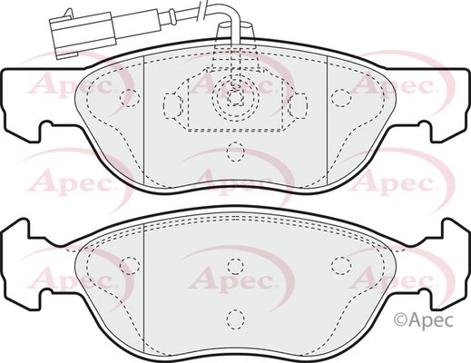 APEC braking PAD1115