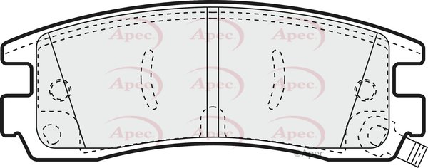 APEC braking PAD989