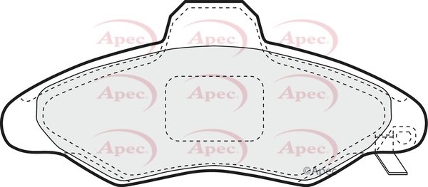 APEC braking PAD1021 APEC braking PAD1021