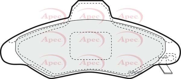 APEC braking PAD1021