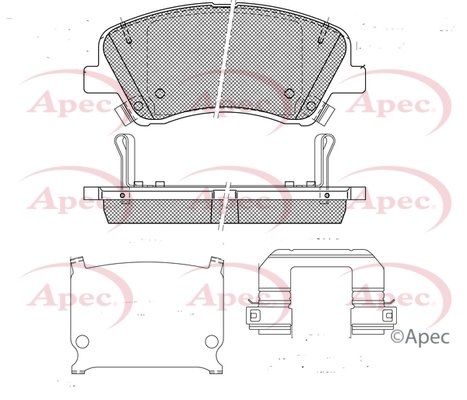 APEC braking PAD2634