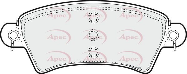 APEC braking PAD1107