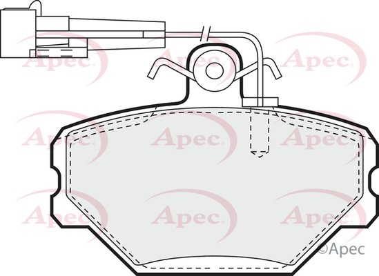 APEC braking PAD874