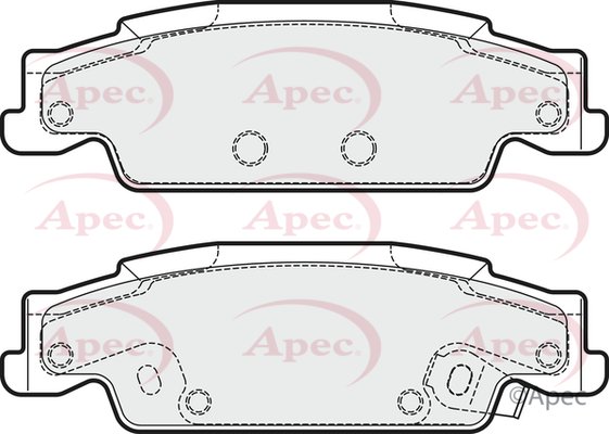 APEC braking PAD1703