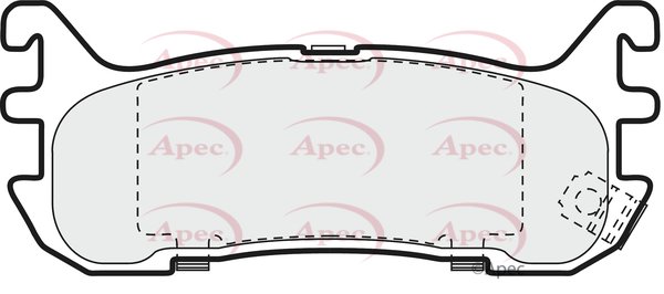 APEC braking PAD887