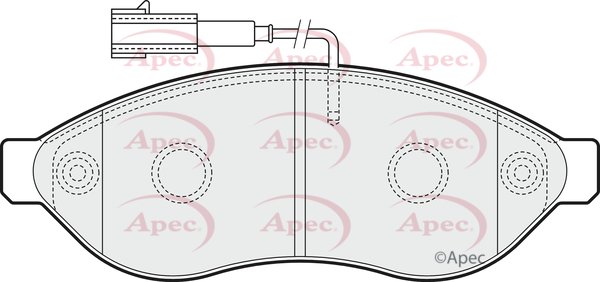 APEC braking PAD1567 APEC braking PAD1567